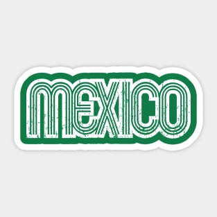 Mexico Retro logo - grunge Sticker